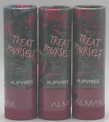 3PK Almay Lip Vibes Matte Lipstick ~ 170 TREAT YOURSELF ~ 0.14 OZ EACH ~ SEALED - Image 1 of 3