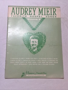 Canciones gospel favoritas de Audrey Mieir de colección volumen 2 1965 - Imagen 1 de 3
