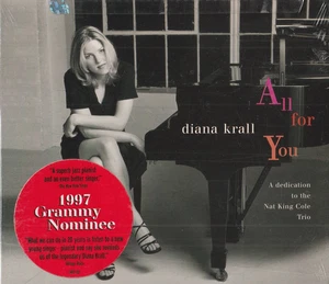 DIANA KRALL all 4 you DEDICATION TO THE NAT KING COLE TRIO jazz piano BRAND NEW! - Imagen 1 de 2