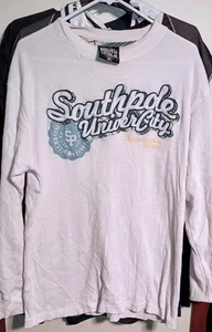 Vintage South Pole long Sleeve White Thermal Spell out XL Streetwear Hip Hop🔥 - Picture 1 of 2