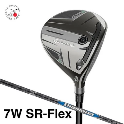 TaylorMade Golf Qi35 Fairway Wood 7W SR-Flex Diamana BLUE TM50 Graphite Shaft RH - Image 1 of 4