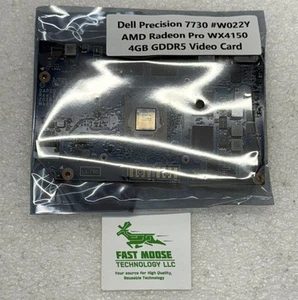 AMD Radeon Pro WX4150 4GB GDDR5 Laptop Video Card Precision 7730 W022Y - Afbeelding 1 van 4