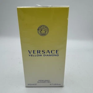 Versace Yellow Diamond parfümiertes Duschgel 6,7 Oz. versiegelt Luxus Bad Geschenk Neu im Karton - Bild 1 von 5