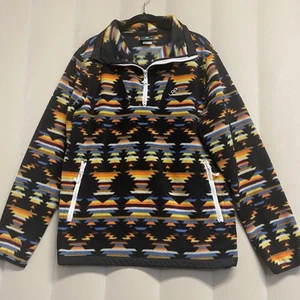 Lifted Research Group LRG Men’s Pullover Fleece Jacket Small Aztec Southwest - Picture 1 of 11