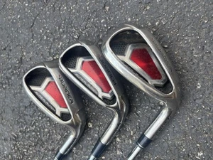 TaylorMade BURNER SUPER LAUNCH Lot Of 3 Irons #7 #9 PW Flex: Stiff - Picture 1 of 8