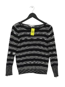 Jasper Conran Women's Jumper UK 10 Black Viscose with Nylon Pullover - Picture 1 of 5