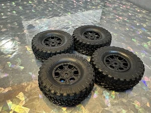 Axial SCX24 Bronco 1/18 Nitto Trail Grappler M/T Mini Tires Wheels 1/24 7MM JEEP - Picture 1 of 4