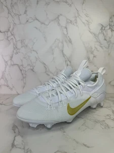 Botines de lacrosse NIKE Huarache 9 Elite Low LAX para hombre talla 9,5 oro blanco FD0089-100 - Imagen 1 de 5