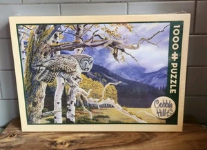 Cobble Hill Great Grey Owl 1000 Piece Jig Saw Puzzle New Sealed Scenery - Picture 1 of 6