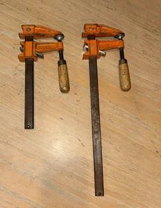 2er Set 3706 3712 Jorgensen 6" & 8" Gleitschienenklemme HOLZBEARBEITUNG USA 3701 3703 - Bild 1 von 14