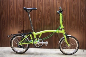 Brooks Grips Brompton S6R 16 Inch Folding Mini Velo Bike 2x3 Speed 2018 - Picture 1 of 24
