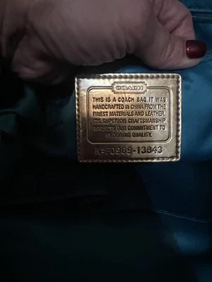 Coach Signature Poppy Spotlight Tote shoulder bag fo969-13843 in Khak and golf - Image 1 of 4