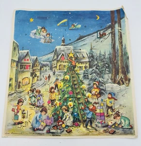 Vintage German Advent Calendar Haco 77 - Picture 1 of 8