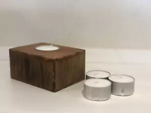 Vela de oración de madera de granero recuperada - Imagen 1 de 4