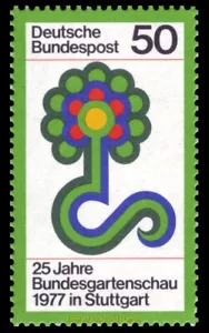 EBS Germany 1977 - National Garden Show, Stuttgart - Michel 927 MNH** - Picture 1 of 1