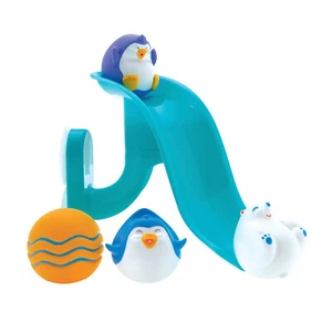 Penguin Slide for Baby's & Kids Toy Set, 4 Squirting Toys, BPA Free - Picture 1 of 2