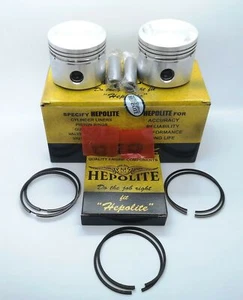 Kit completo de pistones Hepolite Norton 750 Commando/Atlas - FABRICANTE DE EQUIPOS ORIGINALES: 19145 - 8.9:1 +40 - Imagen 1 de 3