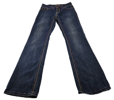 Cowgirl Up Jeans Women 28x32 Real 28x30 Blue Stretch Western Cowgirl Rodeo 4-H - Image 1 of 4