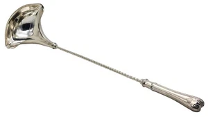 Vintage REED & BARTON Silver Plate 19" Punch Serving Ladle Twist Handle - Picture 1 of 4