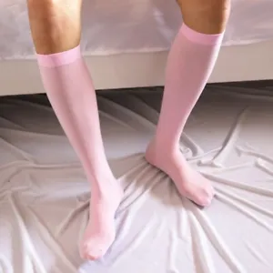Men's Sexy Ultrathin Socks Stockings Soft-Stretchy Knee High-Invisible Seamless - Picture 1 of 31