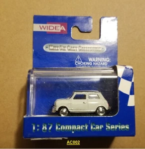 WIDEA Compact Car Series AC002 1/87 scale Mini Cooper (white/black) - Bild 1 von 1