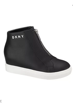 DKNY Big Girls Wedge Sneakers Size 5 LN - Image 1 of 4