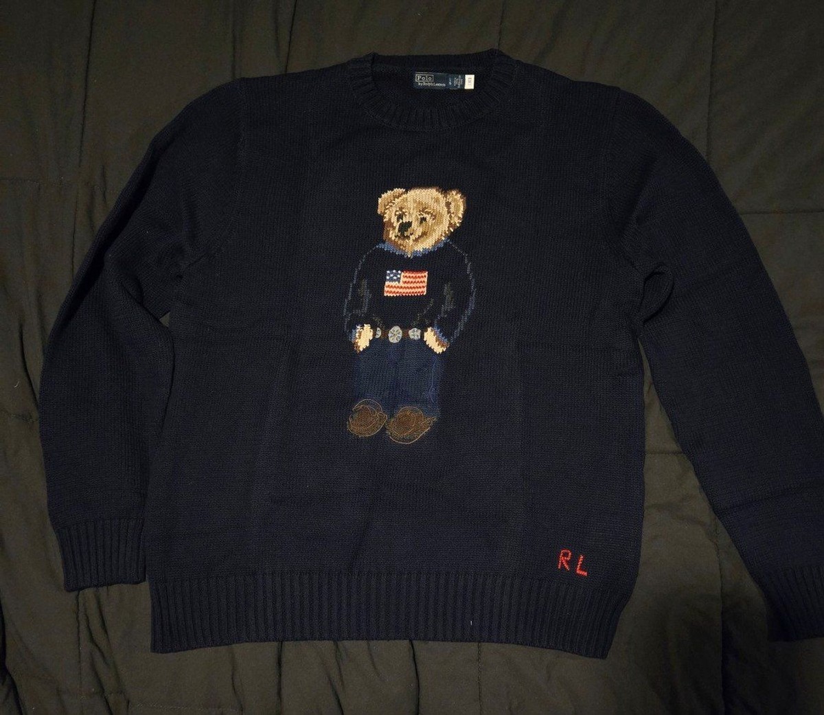 Vintage Polo Ralph Lauren Bear Sweater In Men'S Vintage Vintage Polo Ralph Lauren Bear Sweater In Men'S Vintage