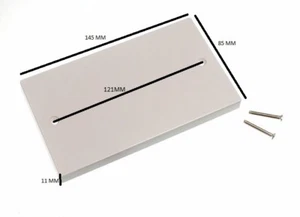 Electric Interruttore Presa Piastra di Chiusura Doppio 2 con Viti Confezione 20 - Bild 1 von 1