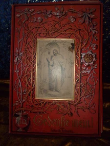 "Gedenke mein", Bildersammlung von 1891, antik, Sammler, Kunst - Bild 1 von 6