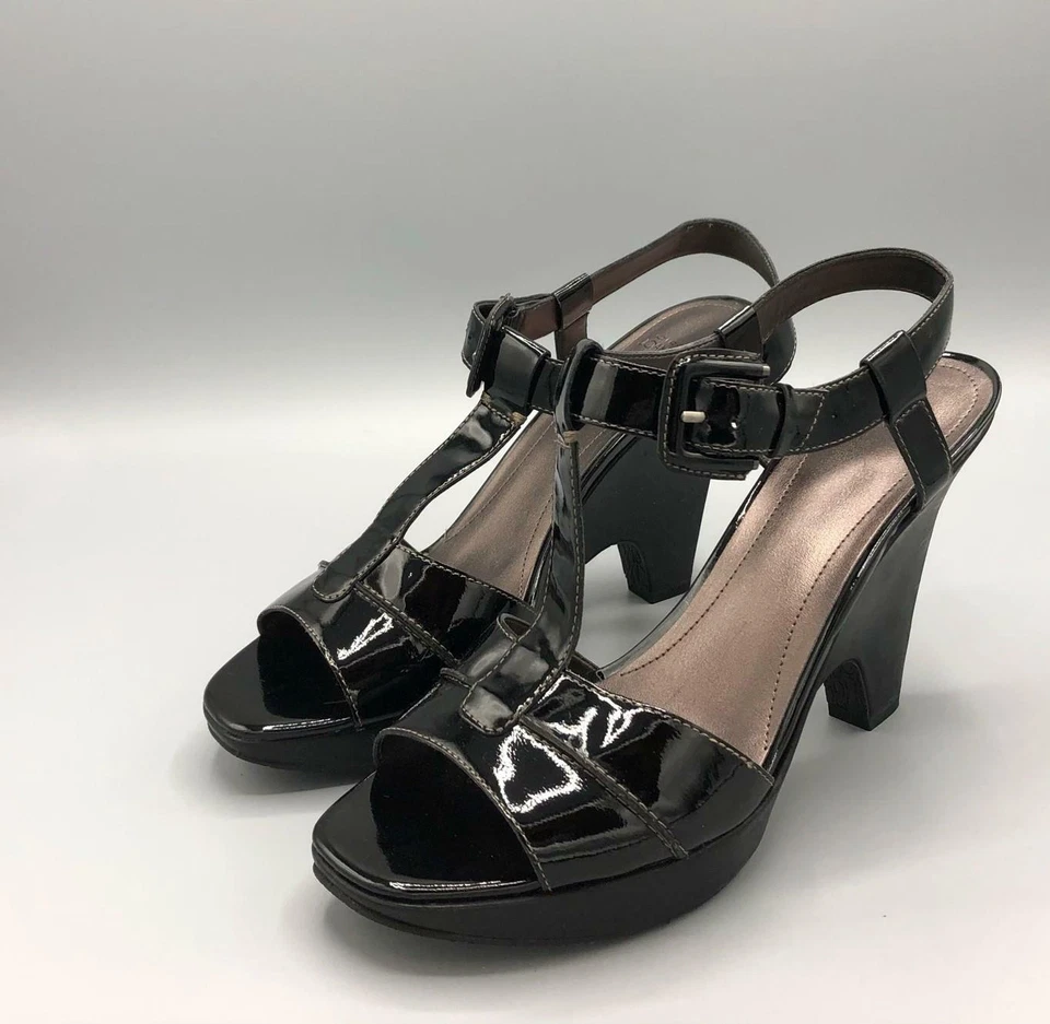 Sandalias de tacón Circa by Joan & David Zada negras talla 9,5 nuevas en caja $110 Foto 1 de 1