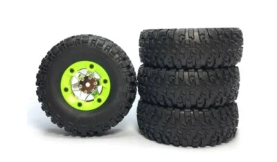 Brand New, 4 Pcs Tires And Wheels for Wltoys 12428, 12427, 12429, 144001, 144010 - Image 1 of 4
