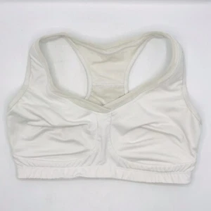 Sujetador deportivo Athleta Va Va suéter blanco 903749 soporte espalda alta inalámbrico 36D - Imagen 1 de 6