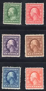 MOMEN: US STAMPS #331-336 MINT OG H VF+ LOTTO #78335 - Foto 1 di 2