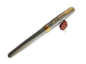 Parker Sonnet Sterling Silver Cisele Fountain Pen 18K Med Pt New In Box 1743551 - Picture 1 of 4