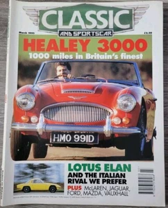 Oldtimer und Sportwagen Magazin März 1995 Healy 3000, Lotus Elan, Jaguar, Ford   - Bild 1 von 2