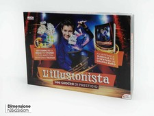 SCATOLA 100 Giochi di prestigio Magia Trucchi Mago 'L'ILLUSIONISTA' gioco tavolo