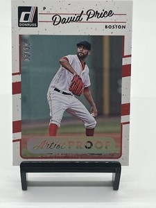 2017 Panini Donruss Artist Proof #3/10 David Price #64