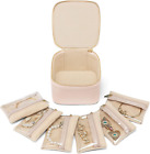 Jewelry Box With 6 Velvet Jewelry Bags Travel Jewelry Storage Box For Women Girl