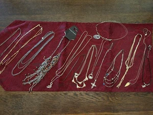 Lot Of 14 Necklaces Vtg & More !! - Picture 1 of 4