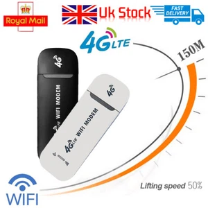 4G LTE Wireless Router USB Dongle Modem Mobile Broadband WIFI SIM Card Unlocked - Picture 1 of 15