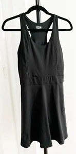 New With Tags 32 Degrees Cool Black Tank Dress with Built in Bra Size Medium - Picture 1 of 8