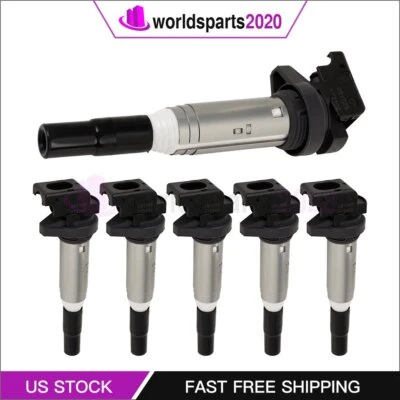 Bobinas de encendido aptas para BMW 528i 530i 535i L6 3,0 L M5 M6 X5 X6 híbrido V8 4,4 L 6X Foto 1 de 4