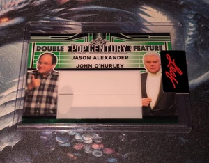 2023 Leaf Metal Pop Century Unsigned Proof 1/1 Jason Alexander/John OHurley NM/M - Bild 1 von 2