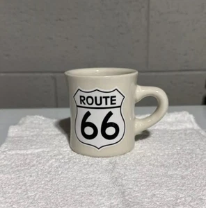 Taza de café Owl Café Route 66 Albuquerque "Owlbuquerque" casi nueva mercancía de restaurante - Imagen 1 de 5