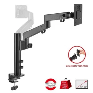 Monitor articulador reemplazable multiángulo brazo de un solo polo SIIG CE-MT3D11-S1 - Imagen 1 de 7