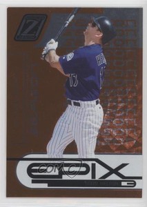 2005 Donruss Zenith Epix Orange Season /350 Todd Helton #E-4
