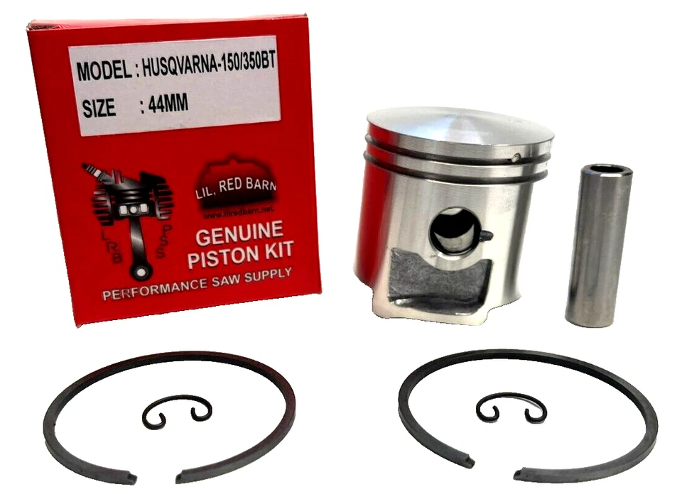 PERFORMANCE SAW SUPPLY NEW PISTON KIT FITS HUSQVARNA 150BT, 350BT BLOWER, 44MM, PART # 502849601