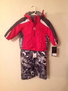 Zero XPosur Red/White /Black Snow Suit Size 2T NWT Toddler Snow Suit - Picture 1 of 8