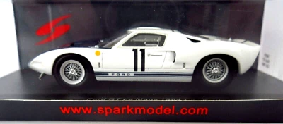 Spark S4079 Ford GT Le Mans 1964 1/43  #11 Richie Ginther/Masten Gregory GT40 LM - Photo 1/4