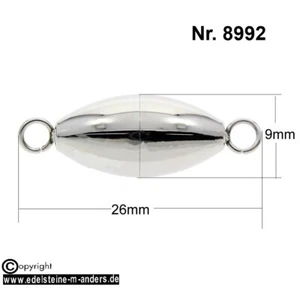 Magnetverschluss Schmuck Ketten Armband Verschluss Magnet Verschlüsse Edelstahl - Bild 1 von 2